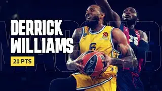Derrick Williams (21 points) Highlights vs Baskonia - המהלכים של דריק וויליאמס נגד באסקוניה
