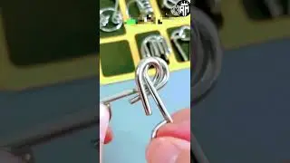 Can you solve this steel puzzle? #puzzle #shorts