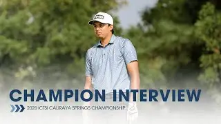 KEANU JAHNS: PGT Round 4 Champion Interview | 2025 ICTSI Caliraya Springs Championship