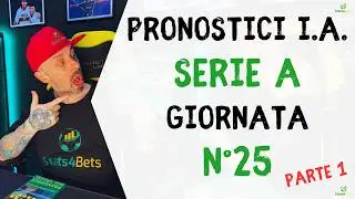 25&deg; GIORNATA SERIE A (pt.1): ANALISI QUOTE E STATISTICHE PISA-MILAN, INTER-JUVENTUS E LE ALTRE.