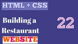 Building a Restaurant Website -22- Working with text and image spacing - part 1
