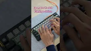 Epomaker Hack 59 with Flamingo Switch #shorts #mechanicalkeyboard #メカニカルキーボード