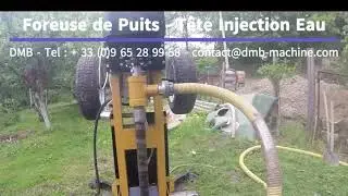 Foreuse de Puits - T&ecirc;te injection de l'eau dans les tubes