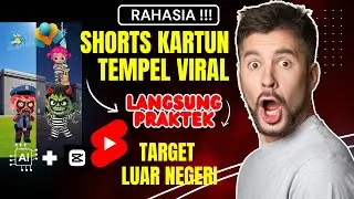 TUTORIAL KARTUN TEMPEL MODE SIANG MALAM❗❗ Views Deres Mudah FYP dan Viral