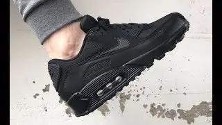 All Black Nike Air Max 90 ON FEET Sneakersenzo