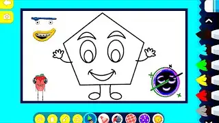 💛 Draw a geometry picture for kids 💛#5 easy draw geometry | oson rasmlar chizish | geometric art