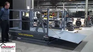 Pentalift Hydraulic Dock Lift Bridge Assist