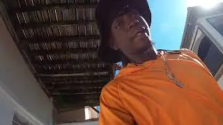 PART 3!!!  Painting 2,800 Sqft Roof Black...#realestate #diy #painting #fypyoutube #handyman