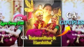 CA Couple Love Edit 💛 | @carajavardhan  + CA Harshita udupa ✨| #CACOUPLESEDIT01 #CAEFXEDITOR