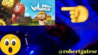 LIVE NOW (English): RobertGatesC Mini World: Block Art- Talk and Game Stream