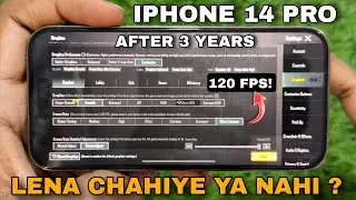 IPHONE 14 PRO PUBG TEST GAME AFTER 3 YEARS | IPHON 14 PRO PUBG TEST 120FPS LENA CHAHIYE AB YA NAHI😰