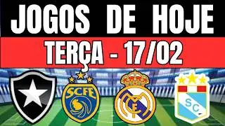 🚨⚽ JOGOS DE HOJE AO VIVO | COPA DO BRASIL, LIBERTADORES E CHAMPIONS LEAGUE | 17/02/2026