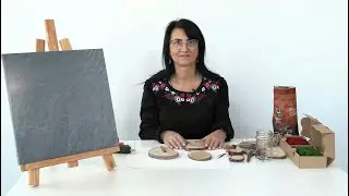 Magnesy na lod&oacute;wkę z plastr&oacute;w drewna i chrobotka -  &bdquo;wwwierni kulturze&rdquo; odc. 2