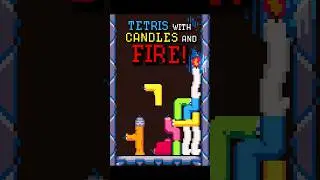 HOT WAX - Tetris with Candles and Fire! #gaming #indiegame