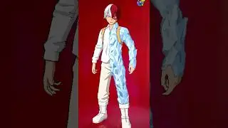 Shoto Todoroki skin in the Fortnite item shop! #fortniteshorts