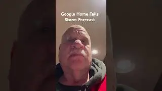 Google Home wildly blows snow amount during a blizzard. #winterstorm #fern #blizzards