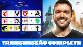FURIA 15h | FaZe x BC Game | IEM Krak&oacute;w 2026 Stage 2 | DIA 6  - !socio - Siga @Gaules nas redes!