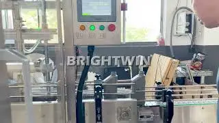 4 nozzles 1L lube oil electronic scale weighing filling servo controlled screw capping machine line