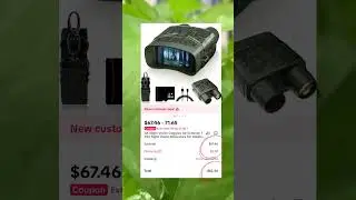 Explore the Dark with 4K Night Vision Binoculars #binoculars #nightvision