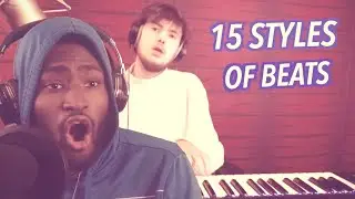 THIS IS CREATIVE! Quadeca - 15 Styles of Rap Beats! (Drake, NF, Tyler The Creator, Weeknd) Reaction!