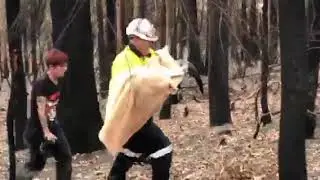Animal Evac NZ in NSW saving wildlife injured from the Australian Fires