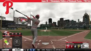 MLB The Show 24 | Philadelphia Phillies at Pittsburgh Pirates | Game 99
