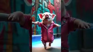 Pig danced #pig #piggiesfun