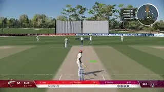 Cricket 22 | Career Mode | Gameplay #2 | Quick runout at 42 | SA Redbacks vs QLD Bulls