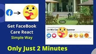 Get Facebook New Care React Only Just 2 Minutes | Enable Facebook Care react