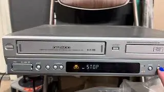 📼📀 Daewoo DVD VCR Combo DV6T811N Hi-Fi VHS Player Recorder Tested Works! Pt 2