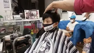 First Salon Haircut On GCQ