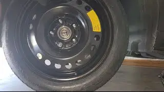 How to install spare tire IF EQUIPPED on a 2022-2025 Hyundai Sonata