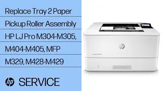 Replace Tray 2 Paper Pickup Roller Assembly | HP LJ Pro M304-M305, M404-M405, MFP M329, M428-M429