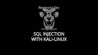 SQL INJECTION DETAIL WITH KALI LINUX