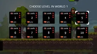 Apple knight - World 1 - level 5 with all chests and secret rooms