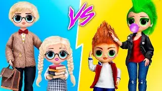 Dolls at School / 11 Crafts for LOL Surprise OMG