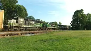 NS 109 with 3 SD70's Leading two SD33ECO's and an RPU6D Slug in Attalla, AL on 7/20/22