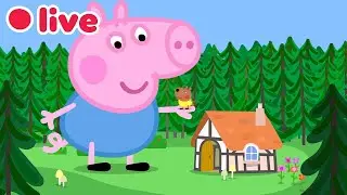 🔴 LIVE! George Pig's MOST Iconic Moments 🦖💙 Peppa Pig FULL EPISODES | Kids Cartoons (With Captions)