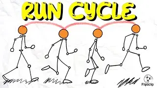 Run Cycle Animation (FlipaClip Beginner Tutorial Part 1)