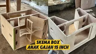 Skema box anak gajah 15 inch singel by JHO CUTSOM BOX
