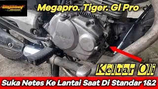 CARA MEMPERBAIKI OLI MESIN YANG SUKA NETES DI BAGIAN BLOK KOPLING PADA MOTOR MEGAPRO ❗️❗️❗️