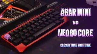How Close Can the 40% Get? | Agar Mini vs Neo60 Core Sound Test (MX2A Blacks / Alu Plate)