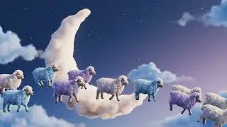 3 HOURS Counting Sheep Lullaby 🐑 Gentle Hypnotic Music for Baby Deep Sleep  Calming Sleep Aid