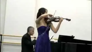 NaYoung Yang plays Paganini Concerto No. 1, 2nd movement