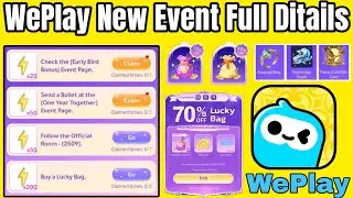 WePlay New Event September 2025 🔥 Early Bird Bonus + Lucky Bag 70% OFF | Full Event Details