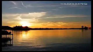 Logan Martin Lake sunset 11 16 24