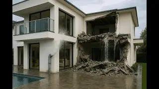 Reparando una fuga...casi tiramos la casa