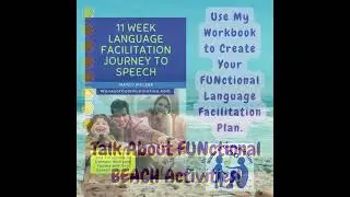 SPEECH by the BEACH! Spring Break away to FUNctional speech! #virtualautism #speechdelay