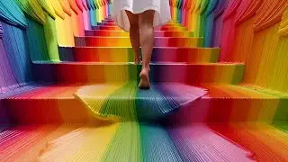 Which Staircase Feels the Most Satisfying? | AI ASMR 🔊✨