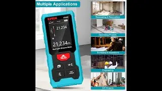 Kiprim 393ft Dual Laser Distance Measuring Tool LD120S